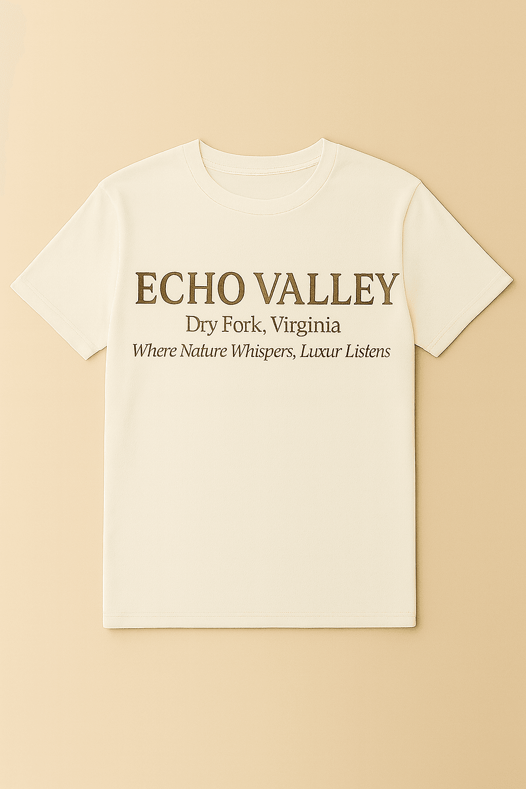 Classic Tee (V1) — beige